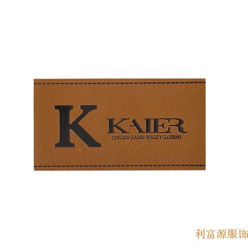 厂家直销PU皮皮标、仿真皮标